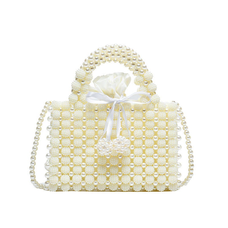 Pearls of Charm Beaded Handbag