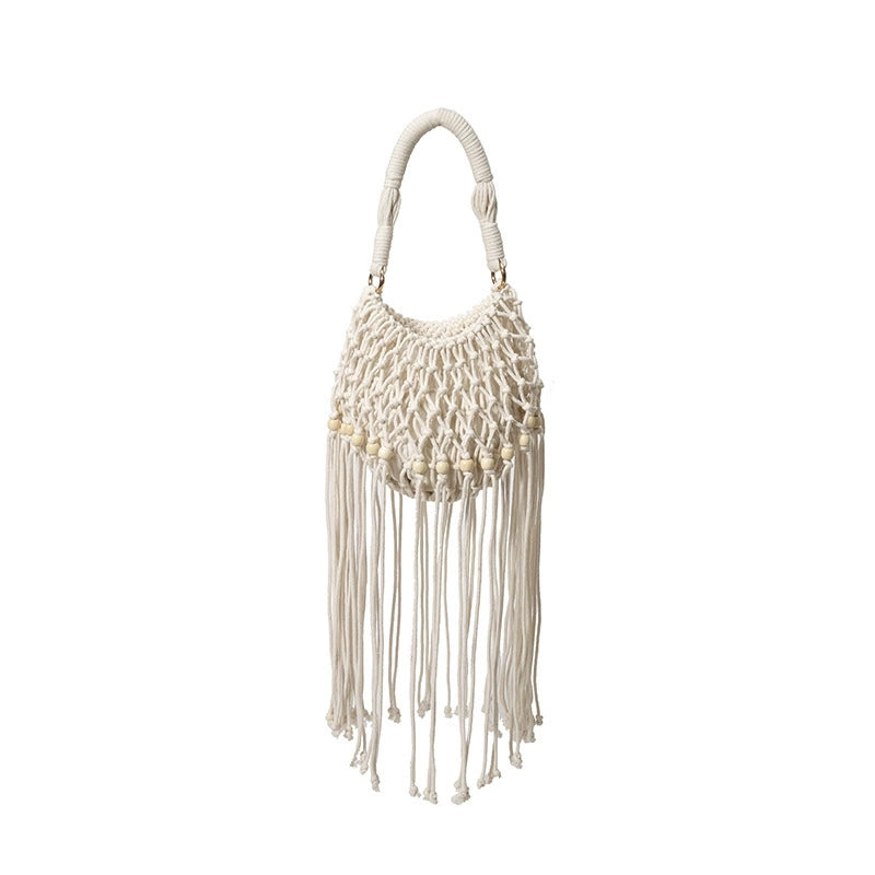 Woven Tassel Bag
