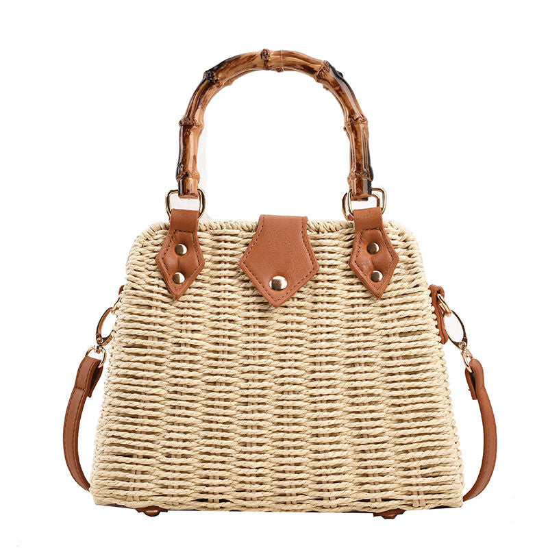 Lucille Straw Handbag