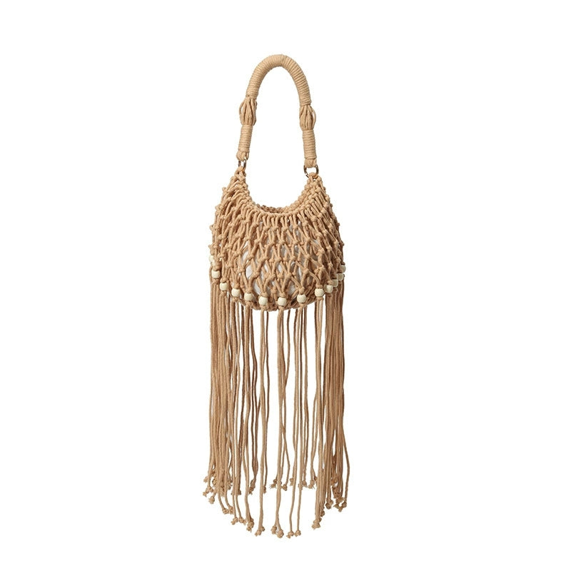 Woven Tassel Bag