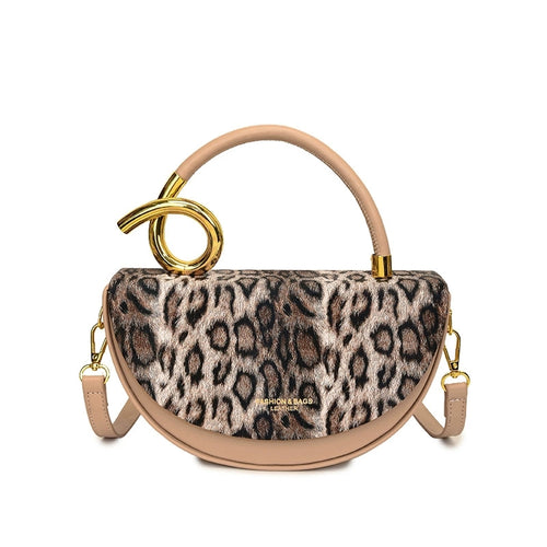 Twisted Leopard Bag