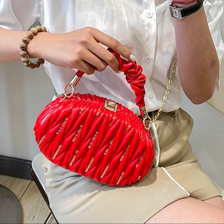 Simone Ruched Handbag