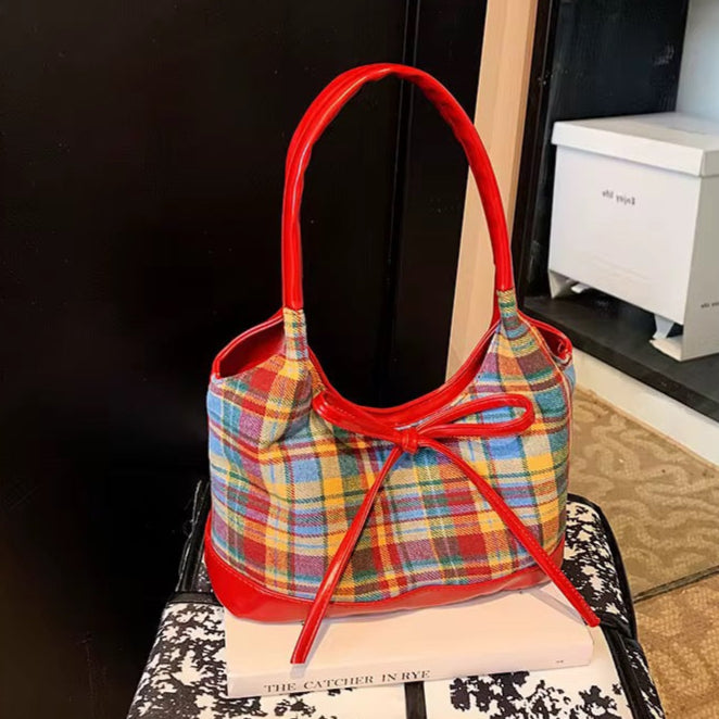 Mindy Plaid Shoulder bag