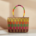 Rainbow Straw Bag