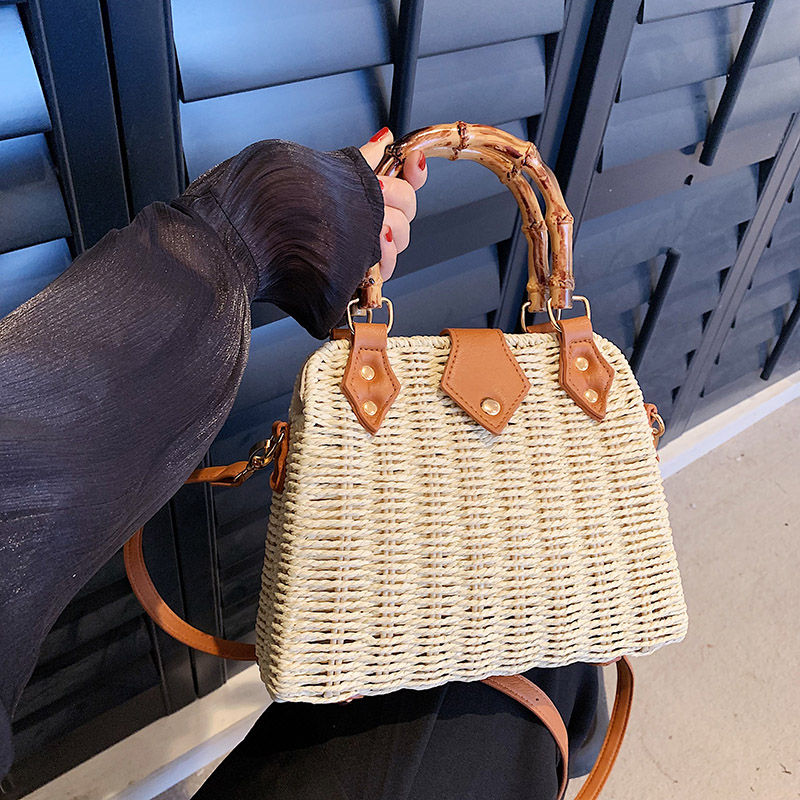 Lucille Straw Handbag