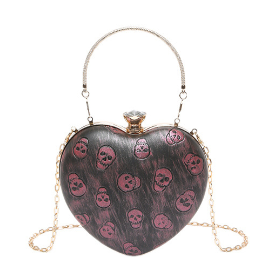 Skull Hearted Purse
