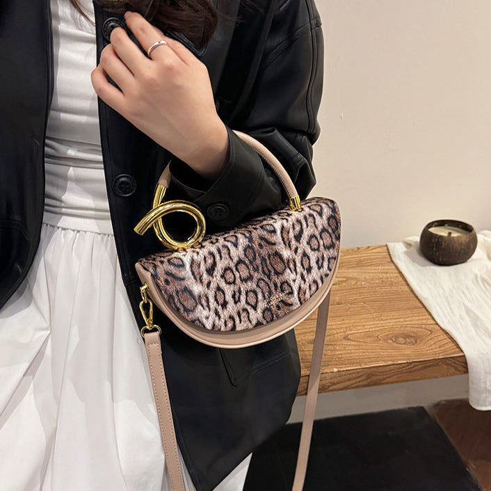 Twisted Leopard Bag