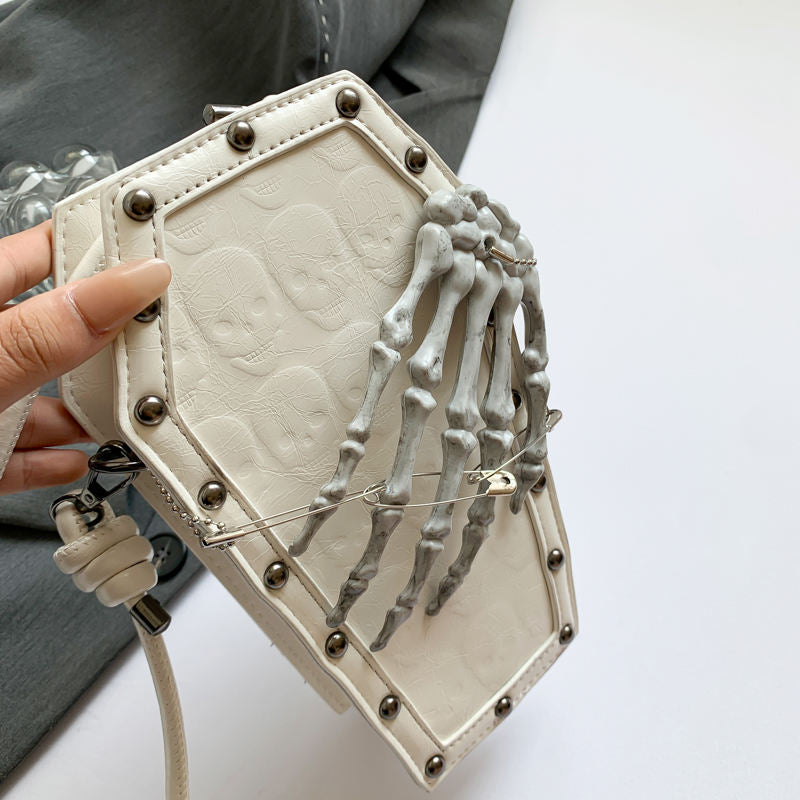 Clutching Coffin Bag