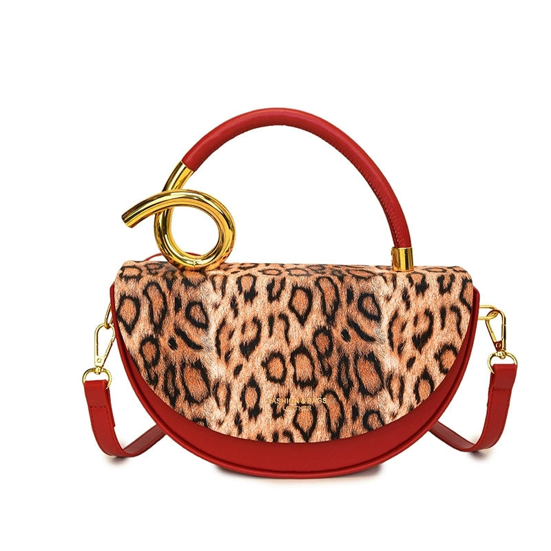 Twisted Leopard Bag