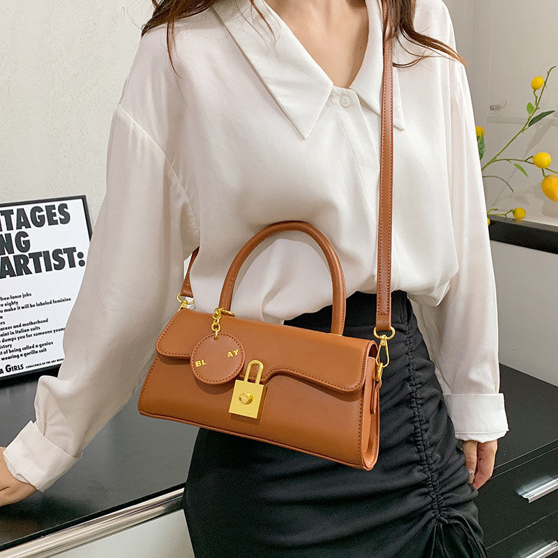 Locked In Leather Handbag